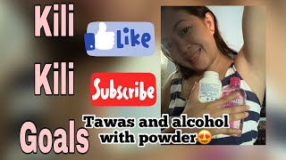 HOW TO ACHIEVE WHITE UNDER ARM WITH TAWAS, ALCOHOL AND POWDER| a review| Melba Pi.