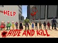 😱 Franklin Play Hide & Kill Challenge 💀 | Last Man Standing Wins🔥 Indian bike driving 3d
