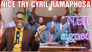 Good For Politics / Good For the Poor/ Bad for The Rich n Elite. NHI Signed by Cyril Ramaphosa screenshot 5