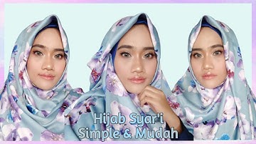 Tutorial hijab syari simple
