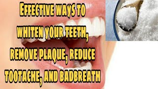 Paano Ang Madaling Paraan Sa Pagpapaputi Ng Ngipin O Tartar Gamit Lang Ang Asin? Easy Way