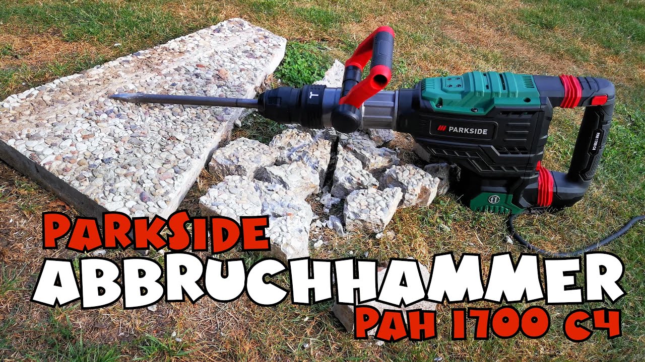 Macht Laune: Abbruchhammer PAH 1700 C4 von PARKSIDE® - YouTube