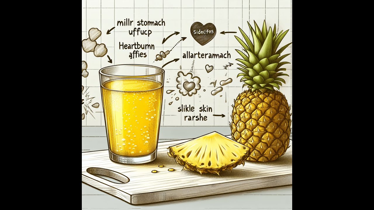 Pineapple Juice Side Effects - YouTube