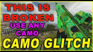 🔴SAVE AND USE EXOTIC CAMOS AND MORE 🔴BO7 END GAME CAMO GLITCHES 🔴 HOW TO USE CAMOS THAT DEV ERROR🔴
