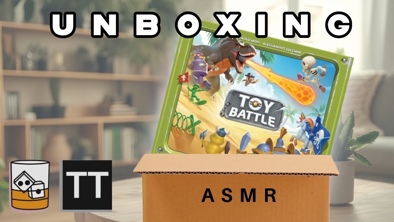 Toy Battle - Satisfying ASMR Board Game Unboxing