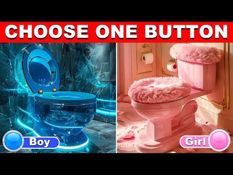 Choose One Button! 🎁 GIRL or BOY Edition 💙🎀 | BrainQuiz - Pick Your Side