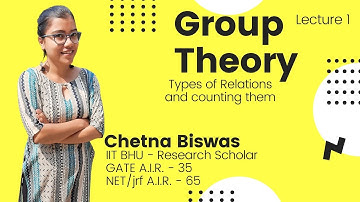 (CSIR NET-JRF /GATE/IIT -JAM)Types of Relations and Counting them -By Chetna Biswas