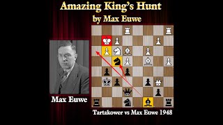 Amazing King's Hunt by Max Euwe | Tartakower vs Euwe 1948 | Venice screenshot 5