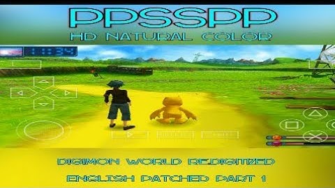 [PPSSPP ANDROID HD NATURAL COLOR] Digimon World re:digitize English patched gameplay part 1