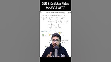 COM & Collision Best Short Notes - IITIAN Style | JEE Main JEE Advanced NEET #shorts