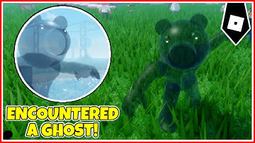 How to get "ENCOUNTERED A GHOST!" BADGE + GHOSTIGGY TRAP in THE PIGGY BATTLE! - ROBLOX