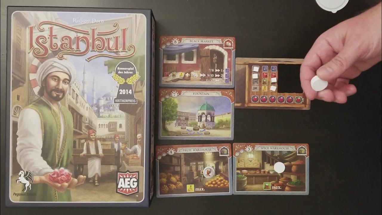 Istanbul board game gameplay basics and review YouTube
