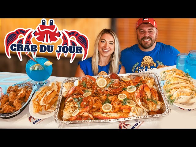 Crab Du Jour's $500 Crazy Cajun Seafood Challenge w/ Katina Eats Kilos!!