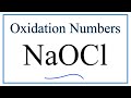 Oxidation Numbers in NaOCl