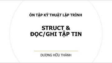 Ôn tập đọc/ghi tập tin với fstream