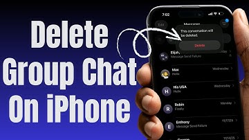 How To Delete Group Chat On iPhone