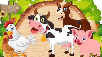 Dạy bé học tiếng Anh Farm Animals #learnenglish #english