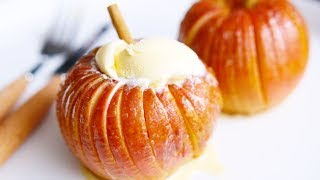 Hasselback of roasted apples ｜ Party Kitchen --Recipe transcription of Party Kitchen