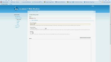 How to Create a Blog in Drupal 6.x