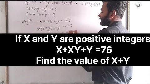 "Olympiad Maths Trick: Solve x + xy + y = 76 in Seconds 🔥 | Class 9-10 Algebra Problem"