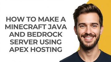 How To Make A Minecraft Java And Bedrock Server Using Apex Hosting - GUIDE!