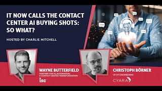 IT Now Calls the Contact Center AI Buying Shots: So What?
