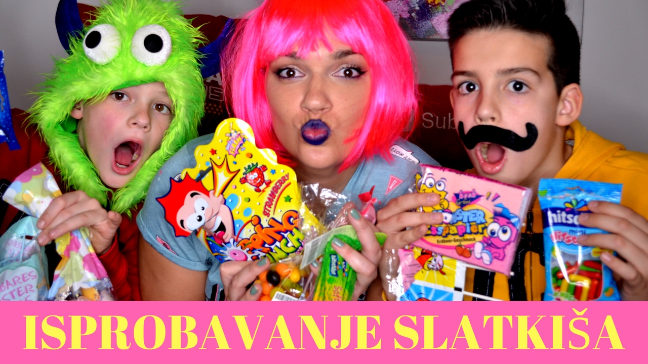 Isprobavanje slatkiša sa nećacima- MashintheBeauty