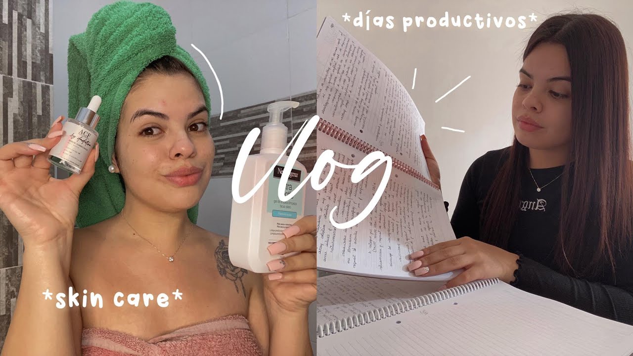 rutina diaria de universitaria 🌱 mucha comida + skincare  VLOG #133