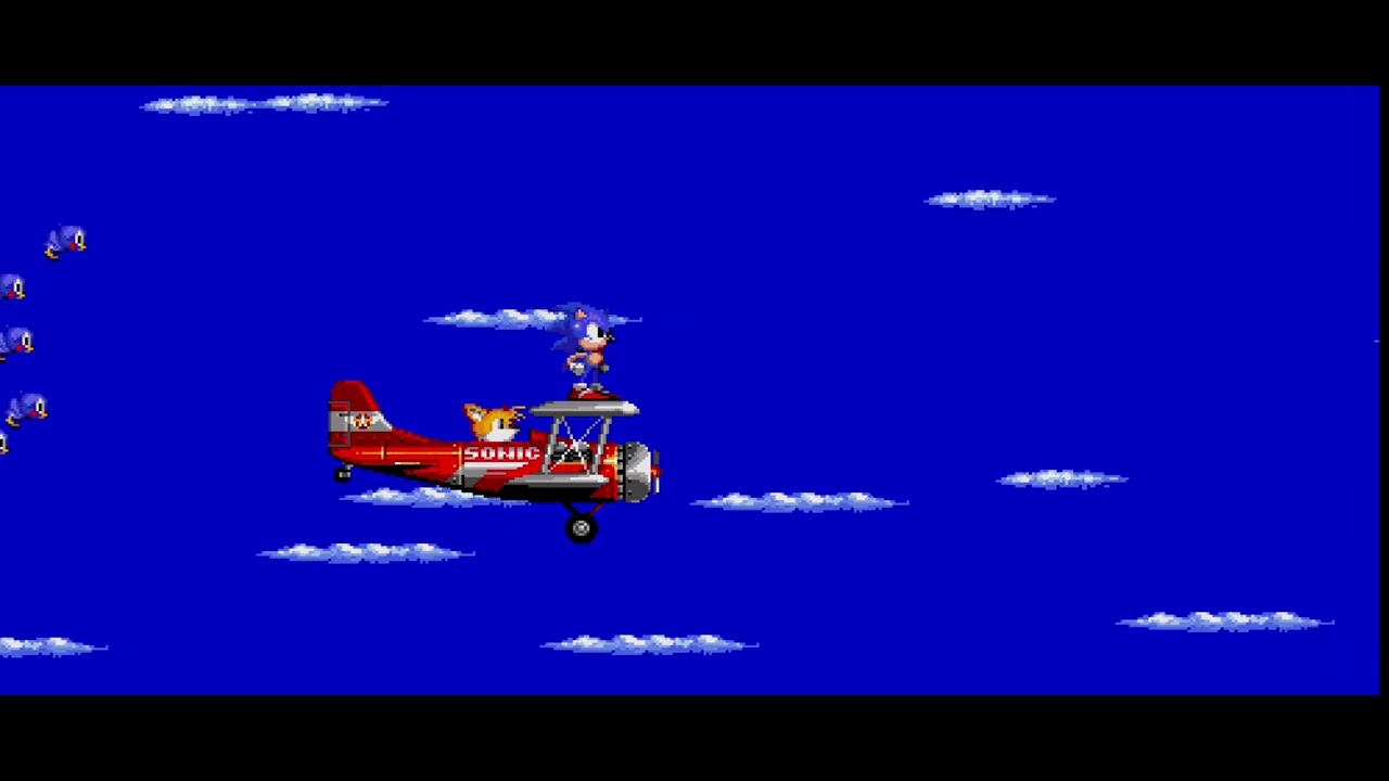 Sonic 2 in death egg: bad Endig vs good Endig