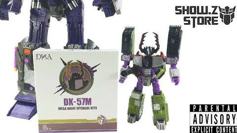 Transformers DNA Design DK-57M Legacy Armada Megatron Upgrade Kit Review en español