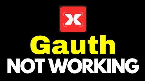 Gauth App Not Working Problem Solved | How To Fix Gauth App Not Working Problem Solved