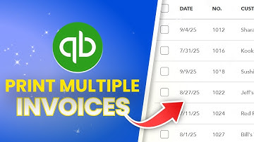 How to Print Multiple Invoices Quickbooks (Full Guide)