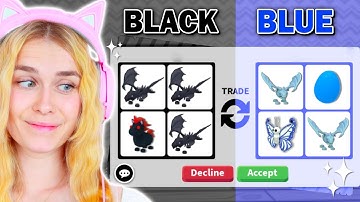 ONE COLOR Pets ONLY Trading Challenge! (Roblox)