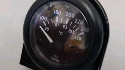 VDO temperature gauge