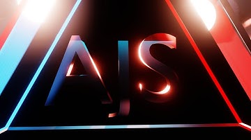 Abstract triangle futurist tunnel loop Animation 3D - Blender 2.8 with music - AJS Production