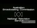 Rare early abc tv australias station identity graphic