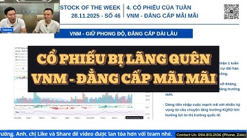 PHÂN TÍCH CỔ PHIẾU VNM - CỔ PHIẾU BỊ LÃNG QUÊN ĐANG TRỞ LẠI