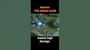 aamon 1hit delete build #mlbb #mobilelegends #shorts