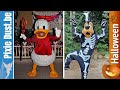  disneyland paris 2022 halloween devil donald duck  skeleton goofy