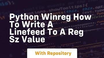 Python winreg How to write a linefeed to a REG SZ value