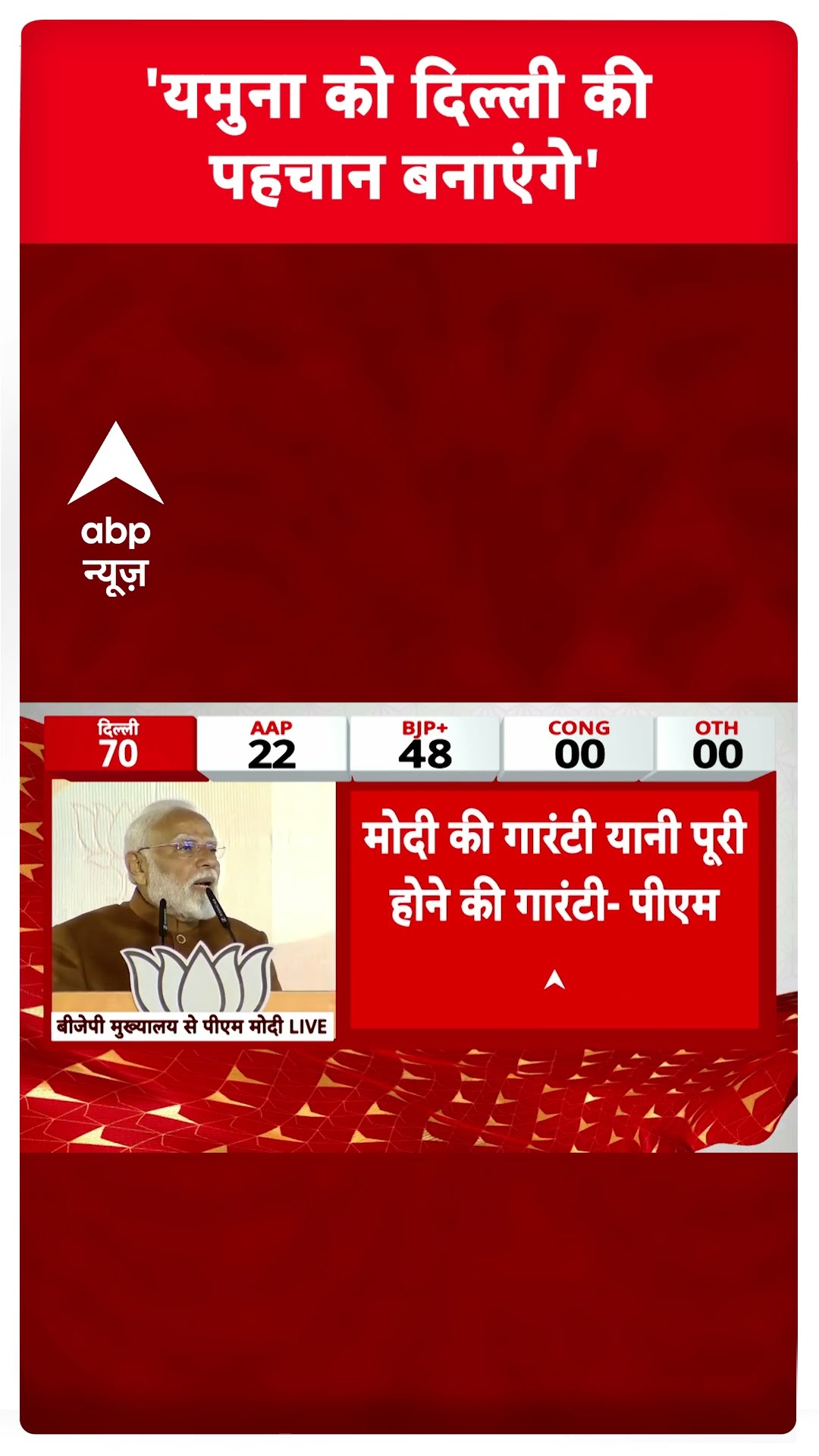 Delhi Election Result: 'यमुना को दिल्ली की पहचान बनाएंगे' | ABP SHORTS
