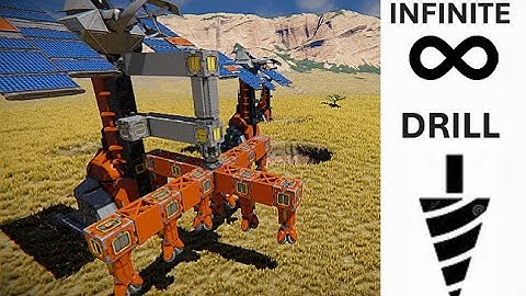 My Infinite Drill Showcase | Space Engineers | Intense Yap Warning