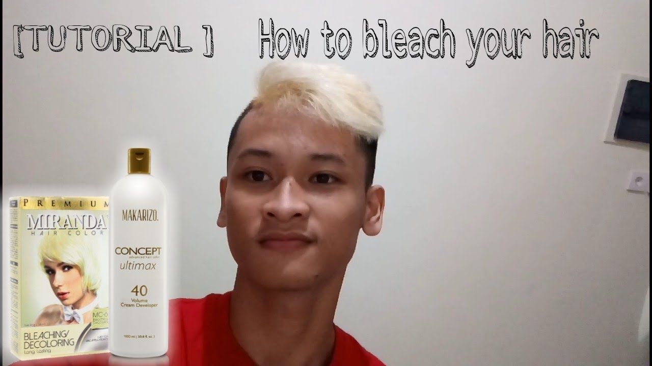  TUTORIAL BLEACHING  MIRANDA Cara  bleaching  rambut  