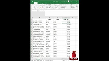 Excel Flash Fill 🔥🔥 🤟 #excel #shorts