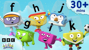 Letter Names F G H I J K 🔤 | Lesson Nine - Phonics Made Easy | Alphablocks