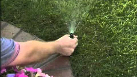 Variable Arc Nozzle (VAN): Radius and arc adjustment