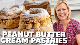 Anna Makes Paris-Brest Pastries from France - with Peanut Butter Filling! | Food Travel Diaries