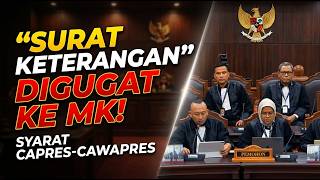 “SURAT KETERANGAN” DIGUGAT KE MK! Babak Baru Perkara Syarat Pendidikan Capres-Cawapres “SURAT KETERANGAN” DIGUGAT KE MK! Babak Baru Perkara Syarat Pendidikan Capres-Cawapres