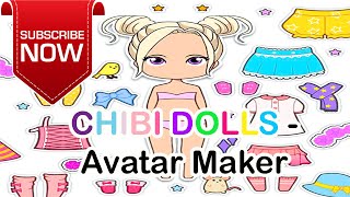 Chibi Doll - Avatar Creator Game play | Kiddie play and tours screenshot 3