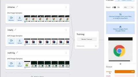 Testing teachable machine